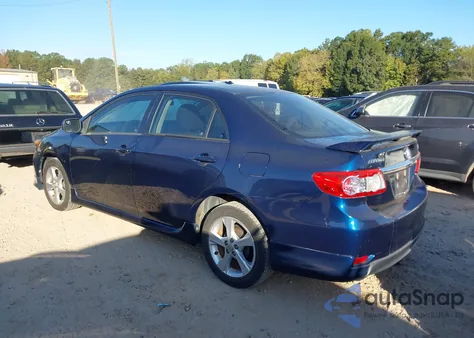 2012 Toyota Corolla S z USA, uszkodzony, nr VIN 5YFBU4EE2CP026621